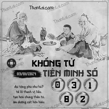 KHỔNG TỬ TIÊN MINH SỐ 09/01/2024