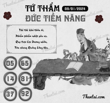 TỨ THẨM ĐỨC TIỀM NĂNG 09/01/2024