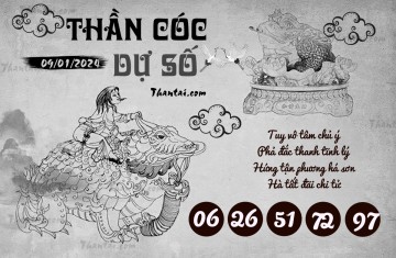 THẦN CÓC DỰ SỐ 09/01/2024