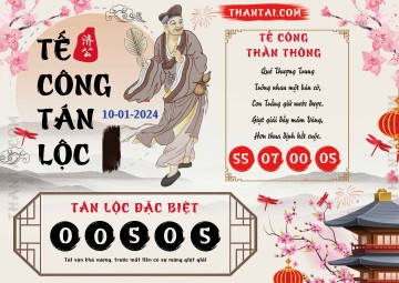 Tế Công Tán Lộc 10/01/2024