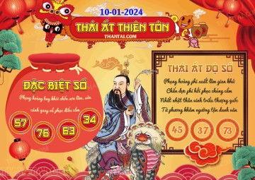 Thái Ất Thiên Tôn 10/01/2024