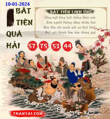 BÁT TIÊN QUÁ HẢI 10/01/2024