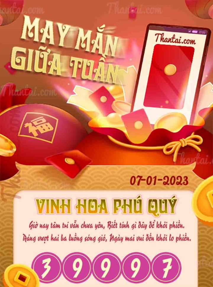 May Mắn Giữa Tuần 01/01/2023