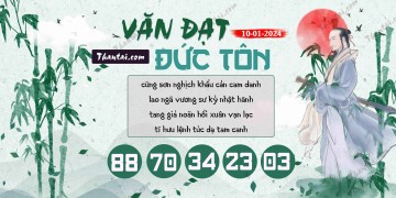 Văn Đạt Đức Tôn 10/01/2024