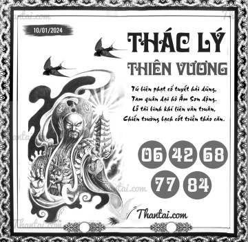 THÁC LÝ THIÊN VƯƠNG 10/01/2024