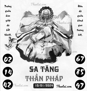 SA TĂNG THẦN PHÁP 10/01/2024