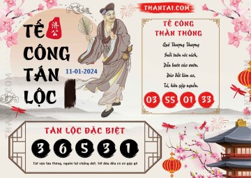 Tế Công Tán Lộc 11/01/2024