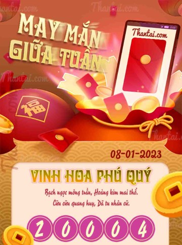 May Mắn Giữa Tuần 08/01/2023