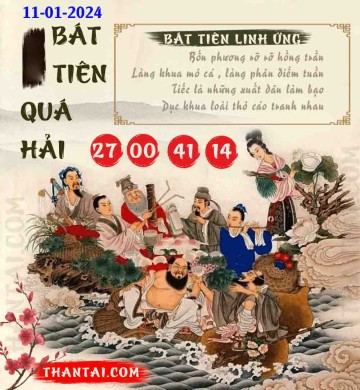 BÁT TIÊN QUÁ HẢI 11/01/2024