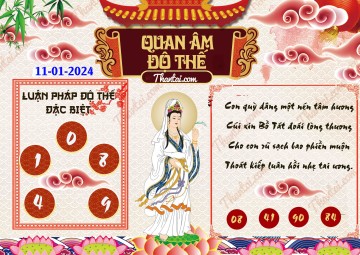 Quan Âm Độ Thế 11/01/2024