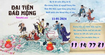 Đại Tiên Báo Mộng 11/01/2024