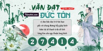 Văn Đạt Đức Tôn 11/01/2024