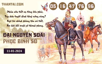 Đại Nguyên Soái 11/01/2024