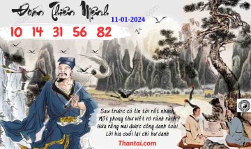 Đoán Thiên Mệnh 11/01/2024