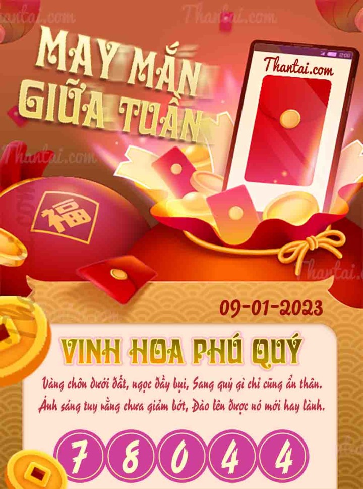 May Mắn Giữa Tuần 01/01/2023