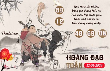 HOÀNG ĐẠO TUẦN 12/01/2024