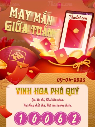 May Mắn Giữa Tuần 09/04/2023