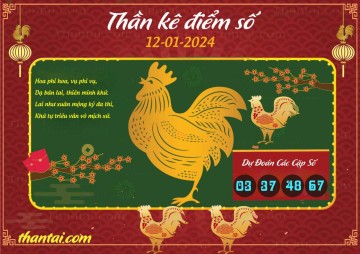 Thần Kê Điểm Số 12/01/2024