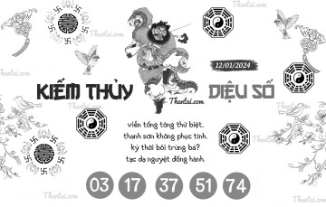 KIẾM THỦY DIỆU SỐ 12/01/2024