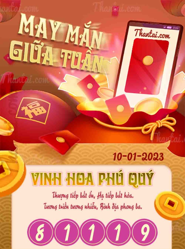 May Mắn Giữa Tuần 01/01/2023
