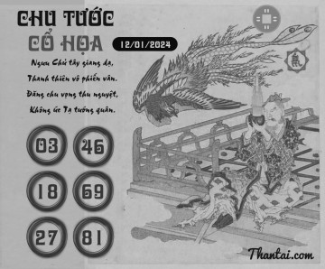 CHU TƯỚC CỔ HỌA 12/01/2024