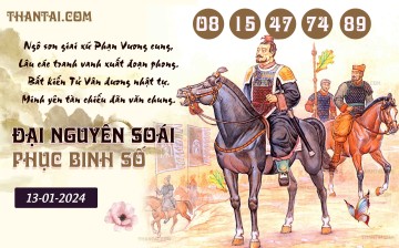 Đại Nguyên Soái 13/01/2024