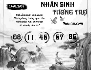 NHÂN SINH TƯƠNG TRỢ 13/01/2024