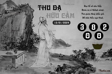 THU DẠ HỮU CẢM 13/01/2024