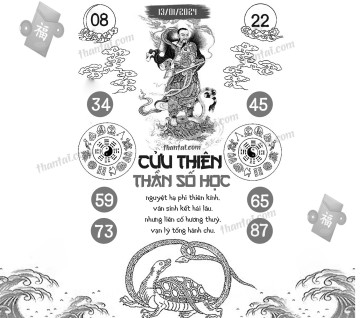 CỬU THIÊN THẦN SỐ HỌC 13/01/2024