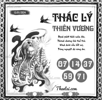 THÁC LÝ THIÊN VƯƠNG 13/01/2024