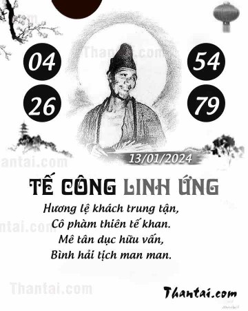 TẾ CÔNG LINH ỨNG 13/01/2024