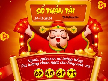 SỔ THẦN TÀI 14/01/2024