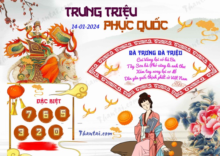 Trưng Triệu Phục Quốc 30/12/2023