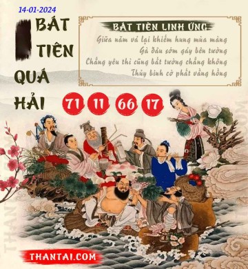 BÁT TIÊN QUÁ HẢI 14/01/2024
