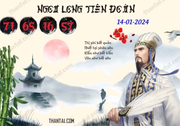 Ngọa Long Tiên Đoán 14/01/2024