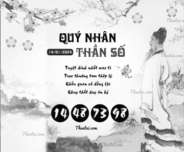 QUÝ NHÂN THẦN SỐ 14/01/2024