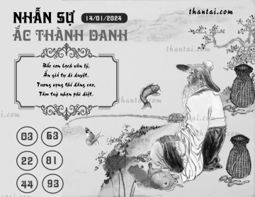 NHẪN SỰ ẮC THÀNH DANH 14/01/2024