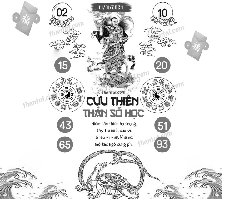 CỬU THIÊN THẦN SỐ HỌC 30/12/2023