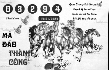 MÃ ĐÁO THÀNH CÔNG 14/01/2024