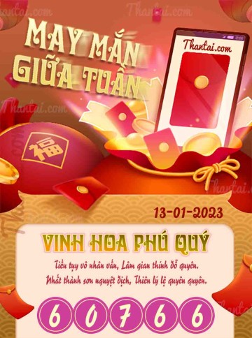 May Mắn Giữa Tuần 13/01/2023