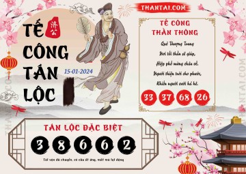 Tế Công Tán Lộc 15/01/2024