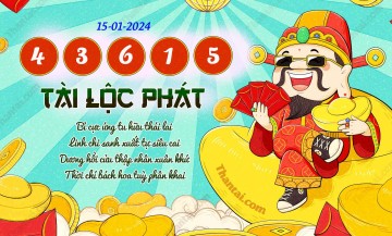 Tài Lộc Phát 15/01/2024