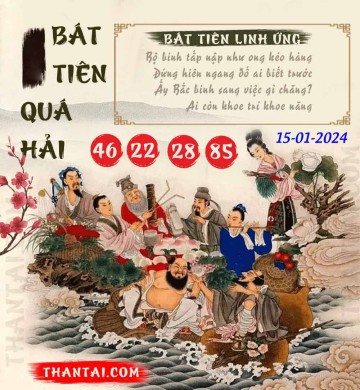 BÁT TIÊN QUÁ HẢI 15/01/2024
