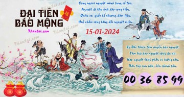 Đại Tiên Báo Mộng 15/01/2024