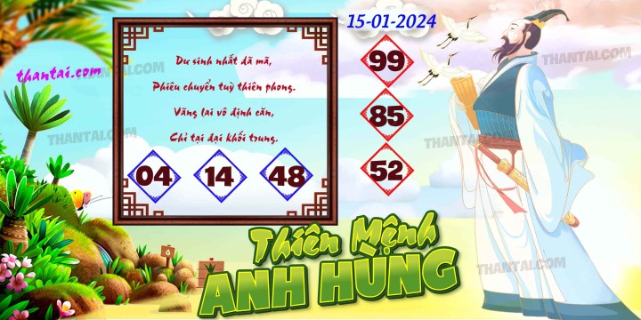 THIÊN MỆNH ANH HÙNG 31/12/2023