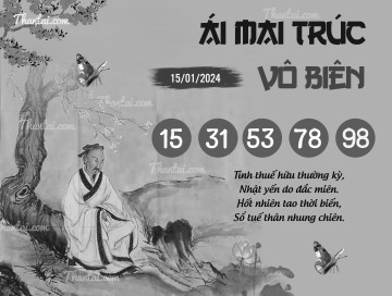 ÁI MAI TRÚC VÔ BIÊN 15/01/2024