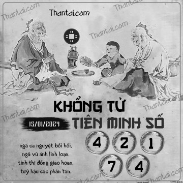 KHỔNG TỬ TIÊN MINH SỐ 15/01/2024