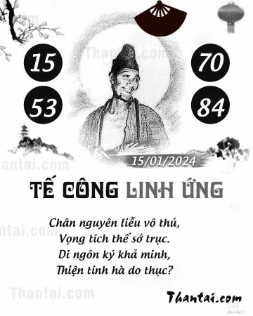 TẾ CÔNG LINH ỨNG 15/01/2024