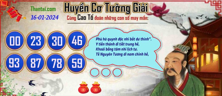 Huyền Cơ Tường Giải 01/01/2024