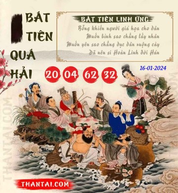 BÁT TIÊN QUÁ HẢI 16/01/2024